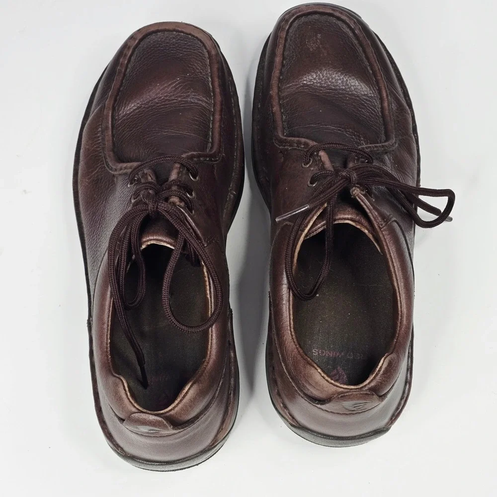 Red‎ Wings 4041 Brown Leather Moc Toe Oxford Shoes Men's Size 11D Lace Up